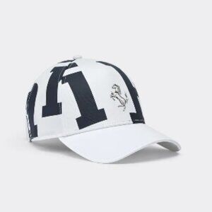 Cotton twill baseball hat with Ferrari logo